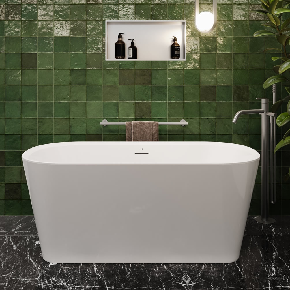 Crosswater Carne Petite 1500mm Freestanding Bath - Lifestyle Image 1